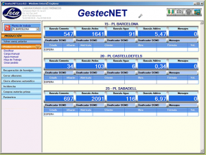 Programa gestion de planta gestecNET LECA